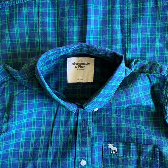 Abercrombie & Fitch Bottom Down Long Sleeve Shirt - Picture 3 of 5